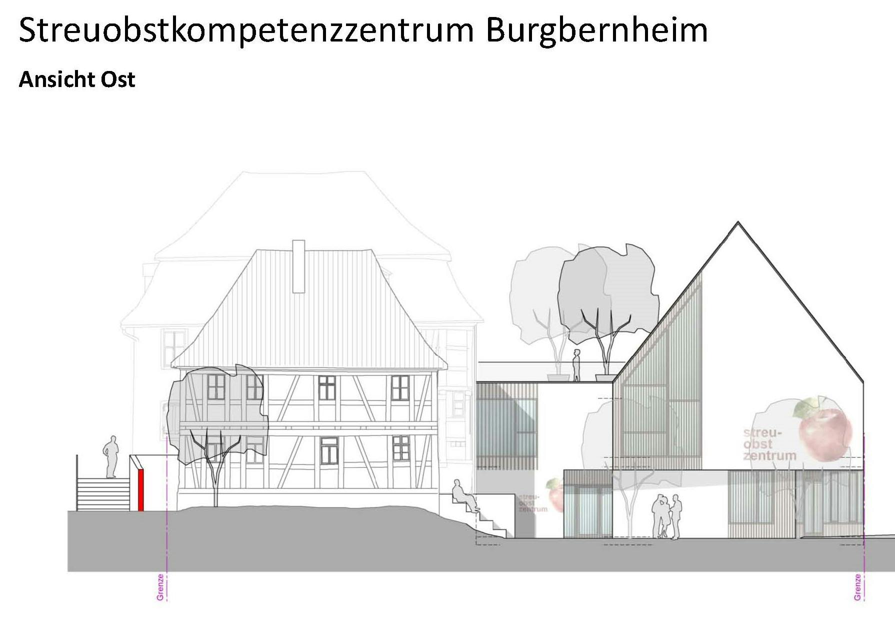 Streuobstkompetenzzentrum Burgbernheim Ansicht Ost